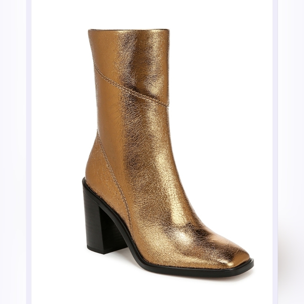 Franco Sarto Stevie Boot BRONZE, Size 9